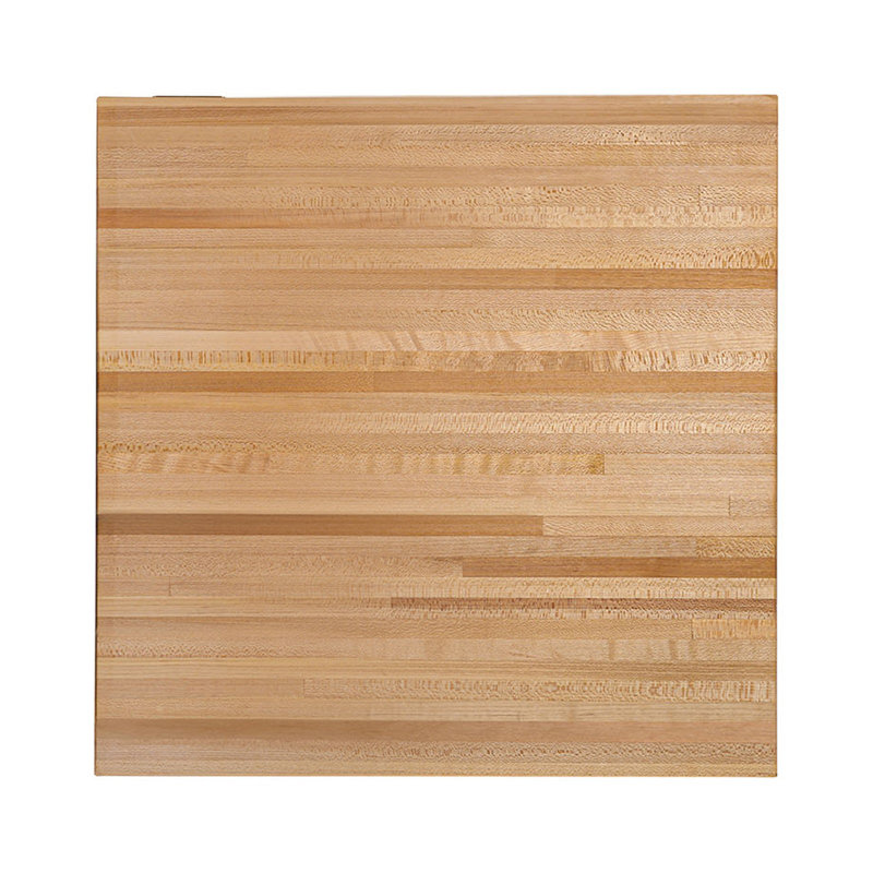 CONSDAN Butcher Block Counter Top, USA Grown Hard Maple Solid Hardwood Countertop, Table Top, 1.5" H x 36" L x 36" W