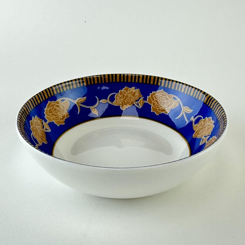 Victoria Bella (6 PCS) 4.5" Small BoneChina Bowls for Cereal Salad Dessert Snack Candy Ice-Cream Pudding Fruit