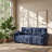 Aurelia 60" W x 35" D x 30" H Chenille Fabric 2-Seater Loveseat Sofa
