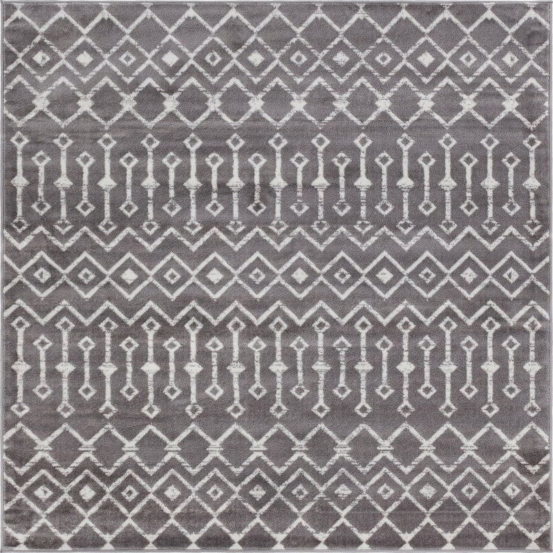 Aemtenan Abstract Indoor Rug, Square 6'