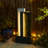 38.25"H Oversized Morden Textured Surface Polyresin Outdoor Floor Fountain With Pump And LED Light (KD)