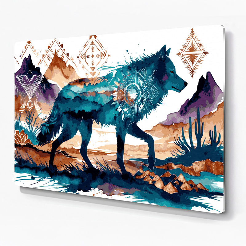 «Southwestern Animals», art loup 55, H 240 po x l 288 po x P 0,05 po