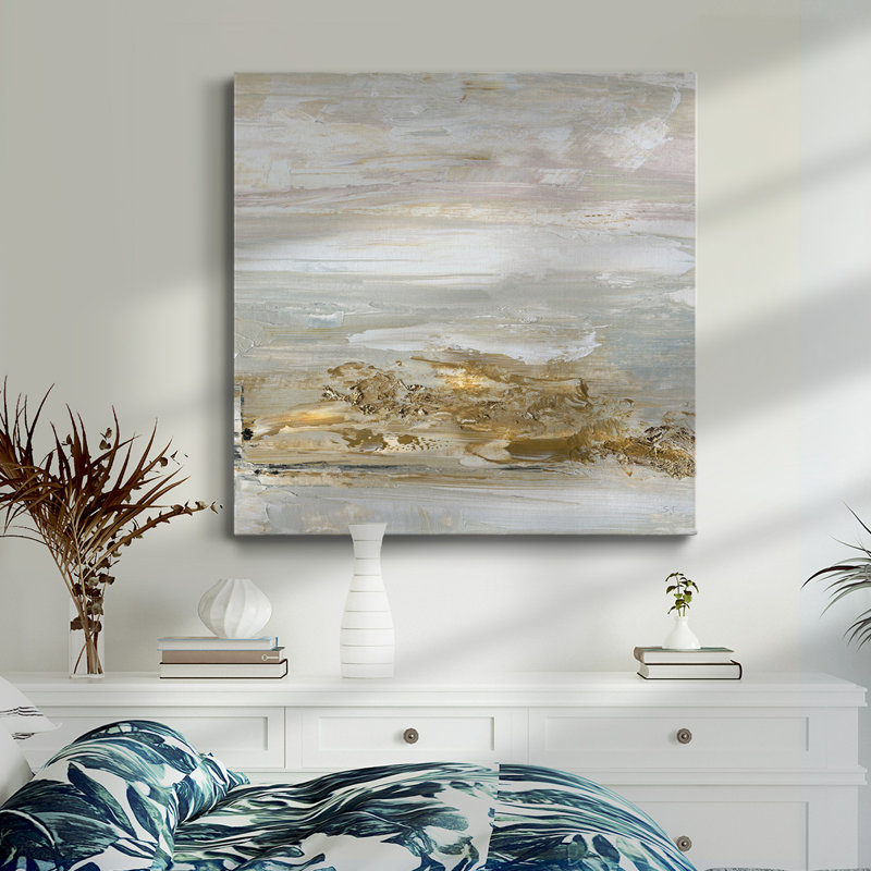 Shoreline - Toile tendue avec châssis de qualité supérieure - prête à être accrochée