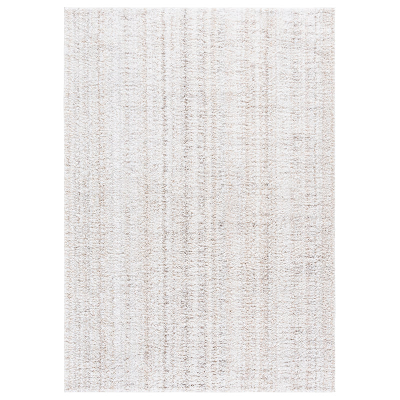 Everett Shag Performance Solid Color Indoor Rug, Rectangle 6'7" x 9'