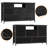 8 Dresser Tv Stand With Power Outlet & Led, Dresser For Bedroom With 8 Deep Drawers, Wide Console Table For Living Room, Entryway-31056256