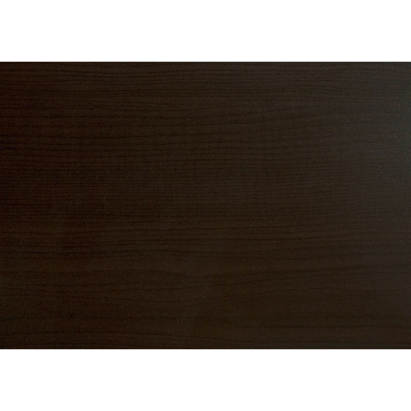 Table de cuisine 60 po rectangulaire moderne en stratifié brun