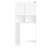 Freestanding Organizer Rack With Adjustable Shelf, Double Doors, Open Shelves, White , Quick Setup For Bathroom Use And Organization Space Saver: To Assemble