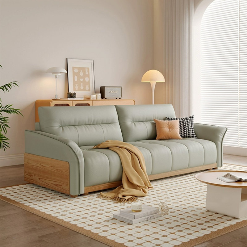 Canapé-lit en similicuir Loveseat, 86.61"W*33.86"D*35.44"H
