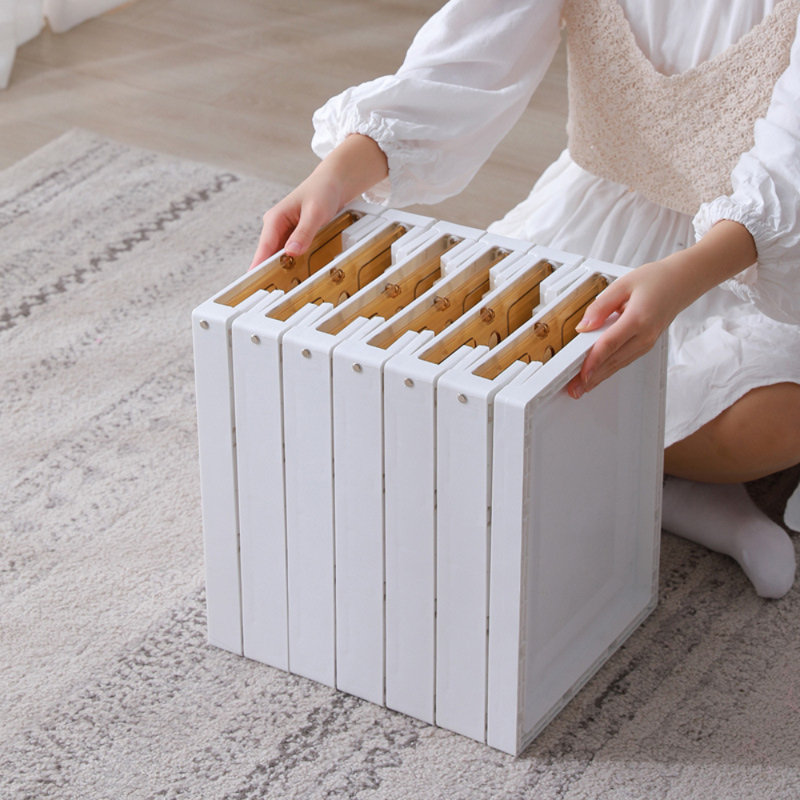 6 Pair Stackable Shoe Storage Box