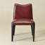 Chaise rembourrée en cuir véritable 21 po de large moderne sans assemblage-1039520452-1028778387