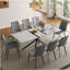 Ensemble de table de salle à manger, table de salle à manger extensible rectangulaire avec rallonge rétractable pour petits appartements, cuisine-2045637649-2045637652