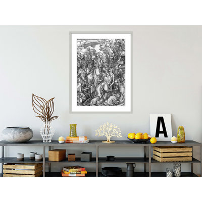«The entombment of Christ» de la série «The Great Passion» par Albrecht Dürer, impression giclée sur cadre