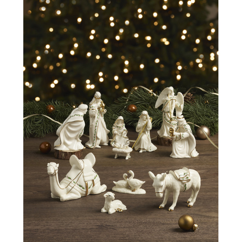 Lenox Holiday Mini Nativity Animals 4-Piece Set