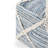 Cowan - Square Pouf - Blue / Natural