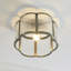 Clear Glass Flush Mount