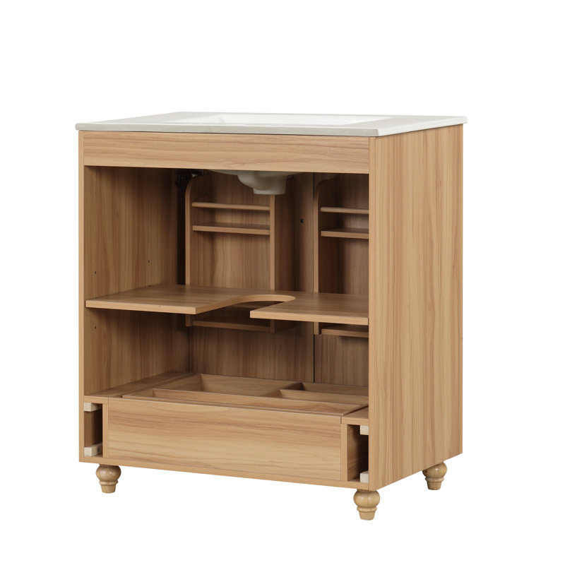 Bathroom Vanity With Sink Combo, Bathroom Cabinet With Doors And Drawer