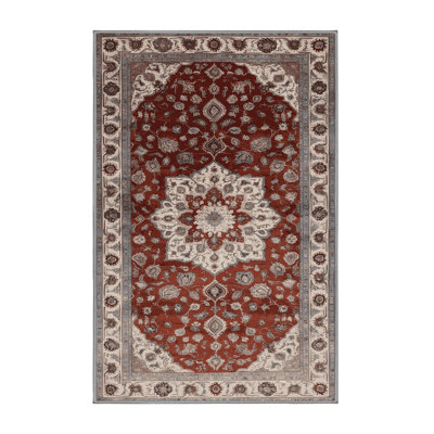Machine Washable Persian Gray Area Rug