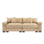Coussin modulaire surdimensionné de 92 po avec accoudoirs extra larges en velours côtelé modulaire Cloud-756205610