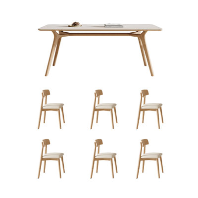Classic Oak Dining Table and Chairs