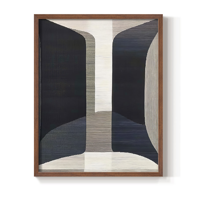 "ABSTRACT Series DCLIX" par J Paul, Noyer, H 21 po x l 17 po