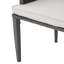 Chaise d'extérieur - gris Mp2 (2). Métal et chaises avec coussins gris (2 chaises). Cadre Pe. Sièges confortables. Vers les éléments