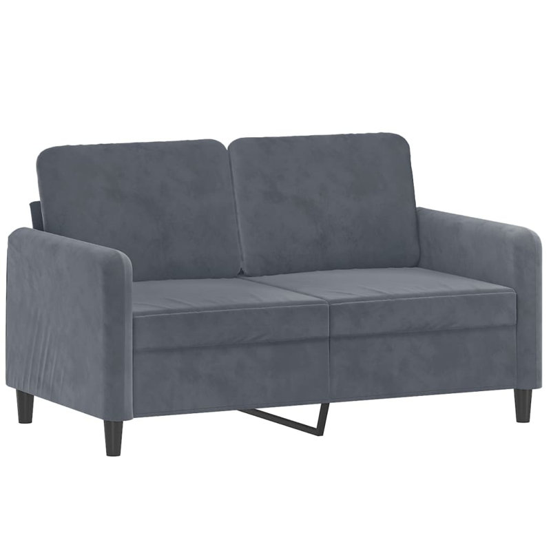Mayya 78'' Velvet Sofa, Dark Gray 100% Polyester