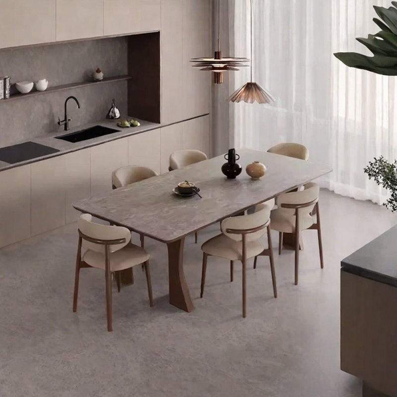 Ensemble de table de salle à manger Aesthetic, H 29,53 po x L 55,12 po x l 31,5 po