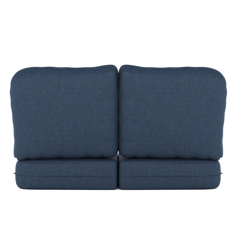 Indoor/Outdoor Sunbrella® Seat/Back Cushion, Spectrum Indigo Sunbrella®