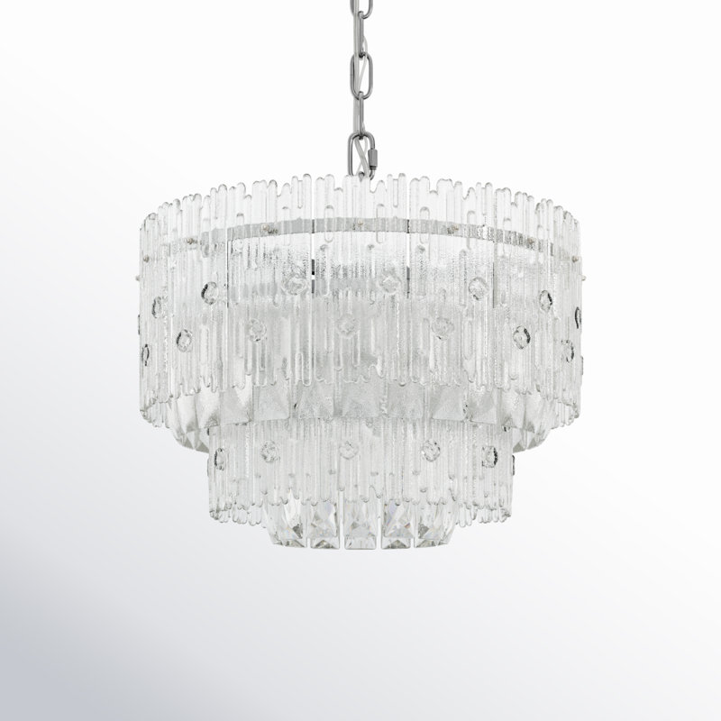 Lustre à 4 lumières Erastus, Chrome