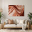 Gradient abstrait 36, art mural en métal beige-1502964826
