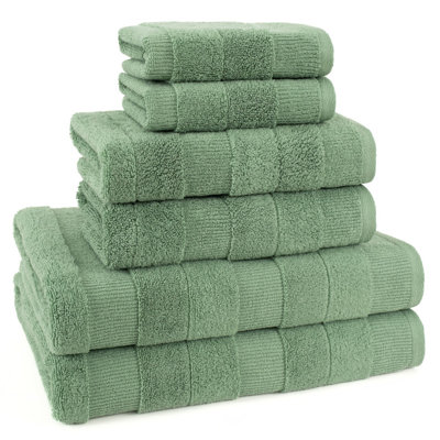Luxury Extra Soft 100% Cotton 6 Piece Bath Towel Set