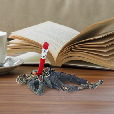 Impaled Zombie Desk Pen Accessory