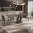 Rectangular Blue Microlite Stone Dining Table Sets-102627685
