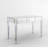 48'' Glass Top Console Table