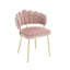 Chaise de salle à manger en velours-343963368