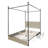 Jamerson Upholstered 4 Drawers Metal Storage Canopy Bed-595449070