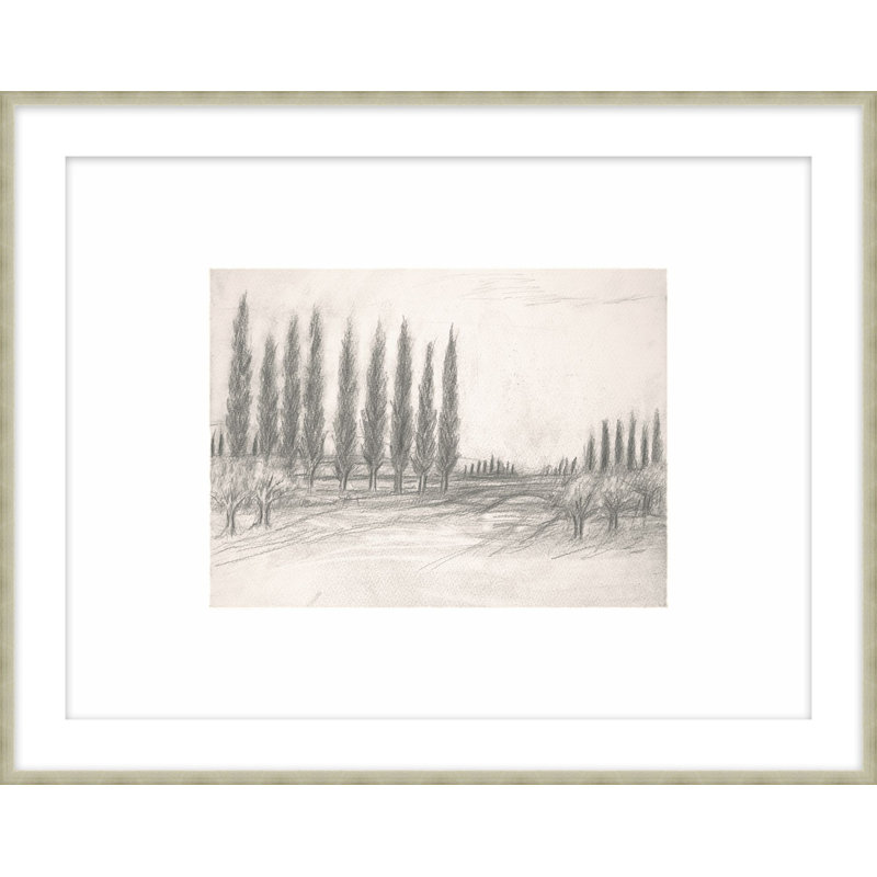 Rolling Landscape 6, reproduction d'art encadrée, H 24,5 po x l 29,5 po