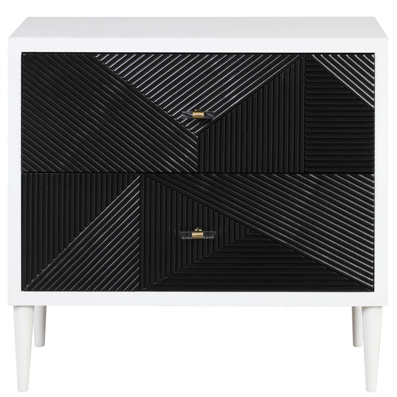 Nightstand with 2 Drawers