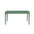 Pemberly Row Rubberwood Rectangular Dining Table in Equestrian Green