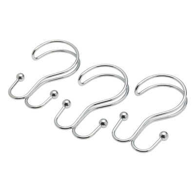 Jamarl Steel Rust Resistant Shower Curtain Hook