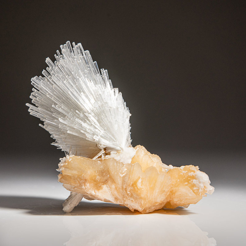 Scolecite on Stilbite du quartier de Nasik, Maharashtra, Inde (131,7 grammes)