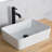 Ceramic Rectangular Vessel Bathroom Sink with Faucet-3955026