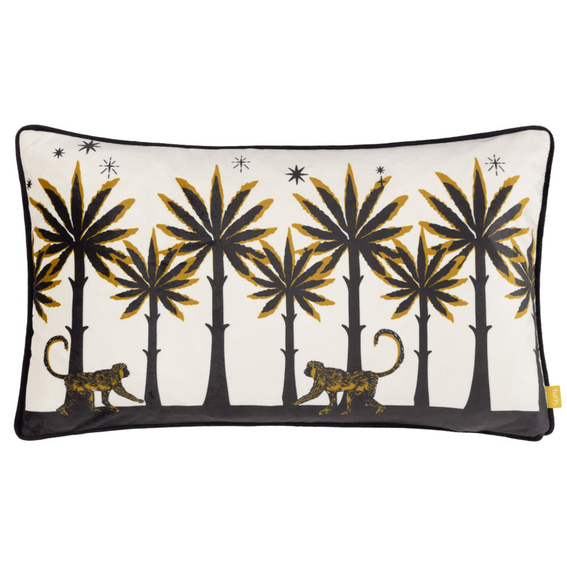 Floral Rectangular Cushion Cover