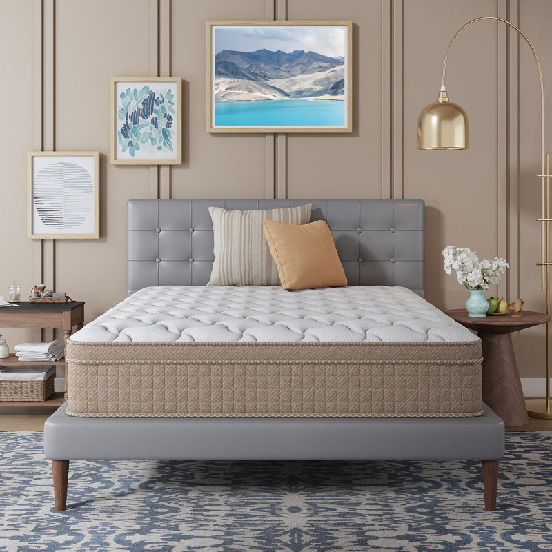 Matelas hybride en mousse de refroidissement de qualité moyenne, Grand lit, 12"