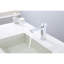 Robinet de meuble-lavabo élégant - débit de 1,5 / GPM, évier en zinc moderne à 1 trou, poignée centrale, corrosion-122074390