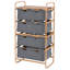 Commode de rangement 4 tiroirs Besart