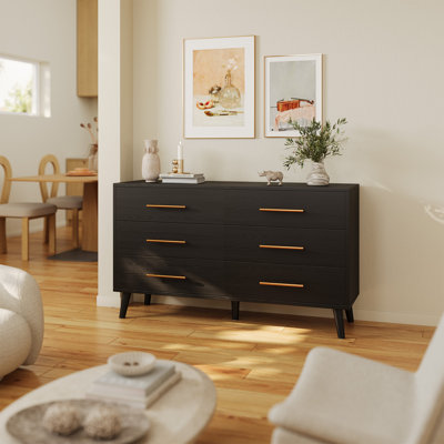 Commode double 6 tiroirs Modern Modern