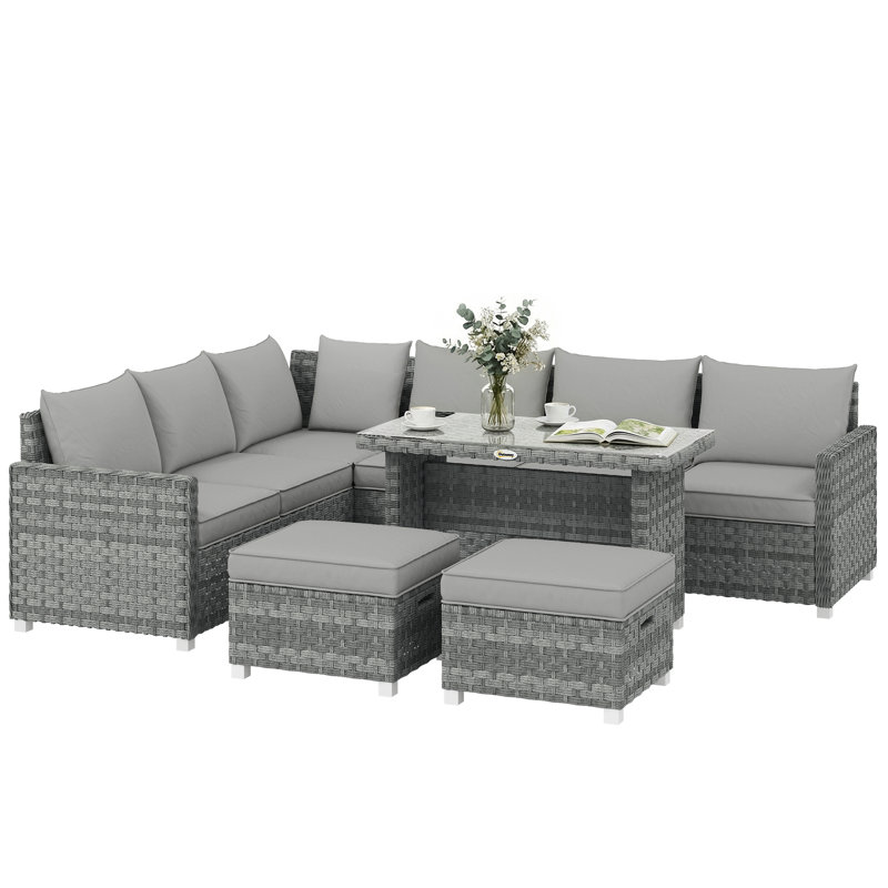 Rattan Sofa Set