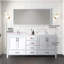Meuble-lavabo double P 22 po, plateau en marbre de culture, ensemble de robinet et miroir 28 po-533203604-533203606