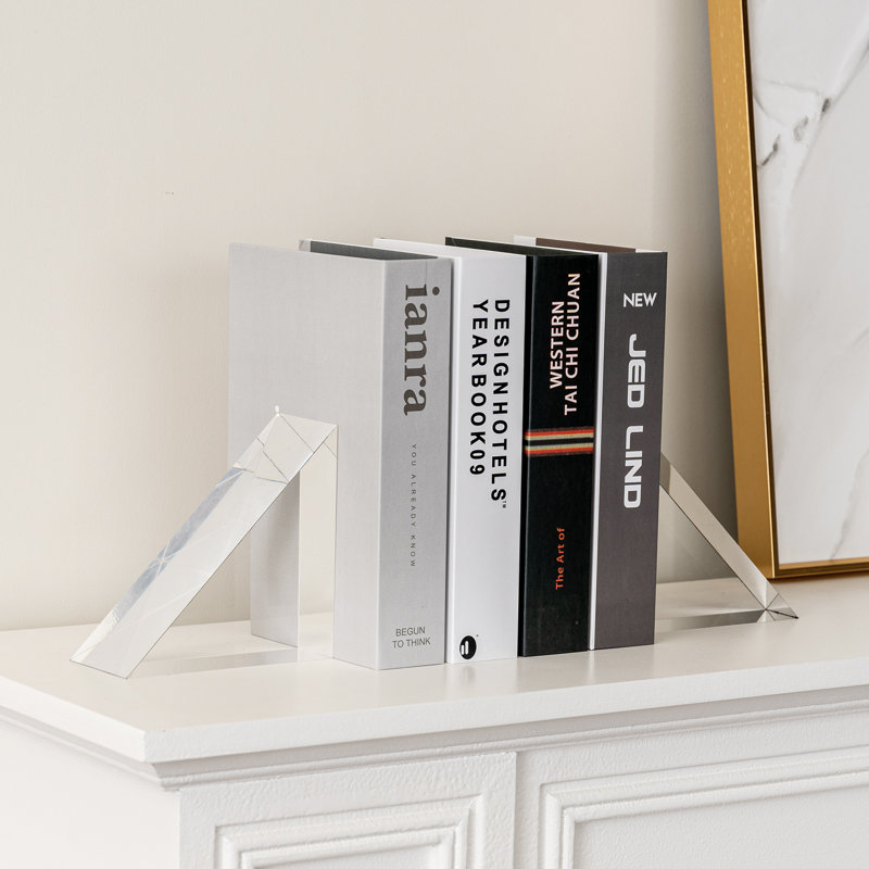 Serre-livres décoratifs modernes en acrylique